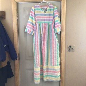 Vintage Rainbow, House Dress ,Robe XL leisure Life